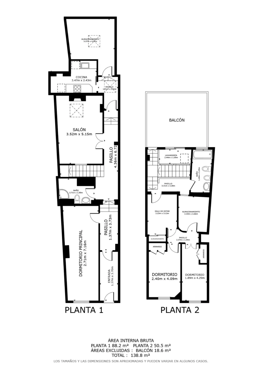 plano  de Casa independiente en Tres Olivos - Valverde