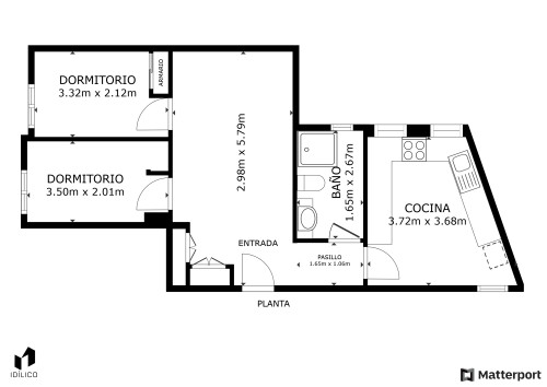 plano  de Piso bajo en venta en Malasaña-Universidad