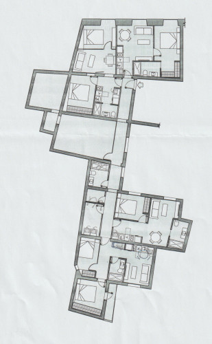 plano  de Piso reformado en Calle Mayor