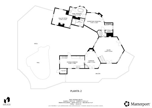 plano  de Casa Elefantes: una vivienda única en toda la provincia de Almería