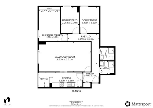 plano  de Piso en venta en Garrucha