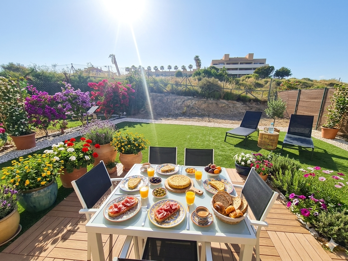 Flat with garden