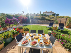 Piso en venta con jardín